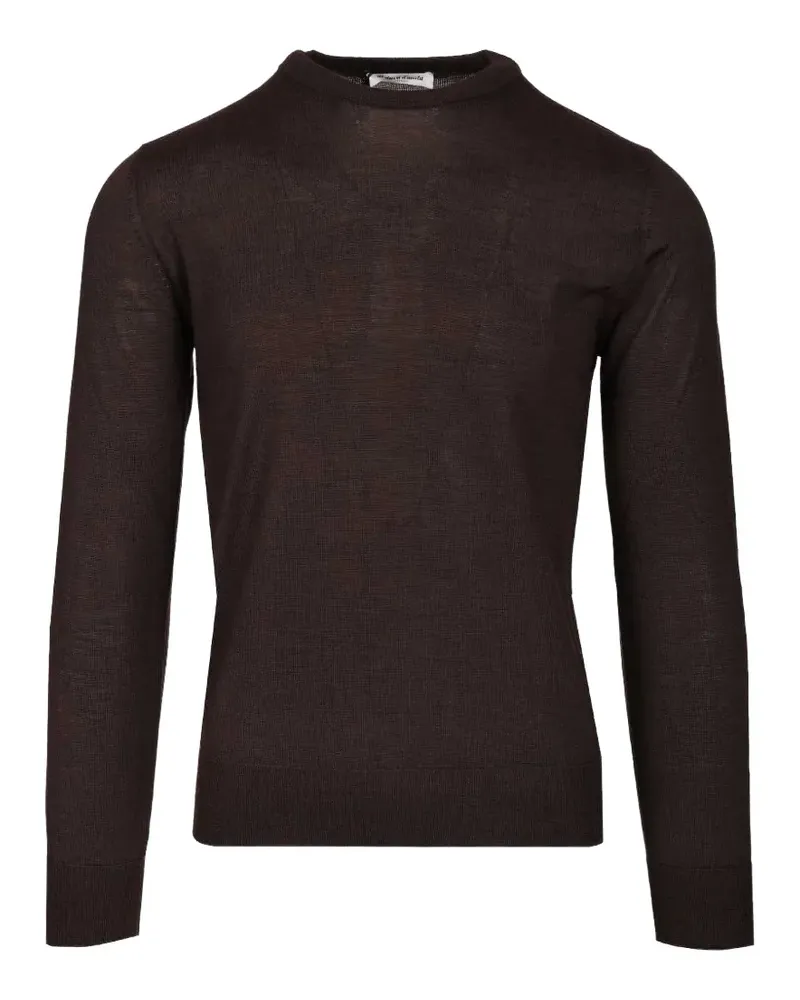 Al Duca D’Aosta 1902 crew-neck knitted sweater - Schwarz Schwarz