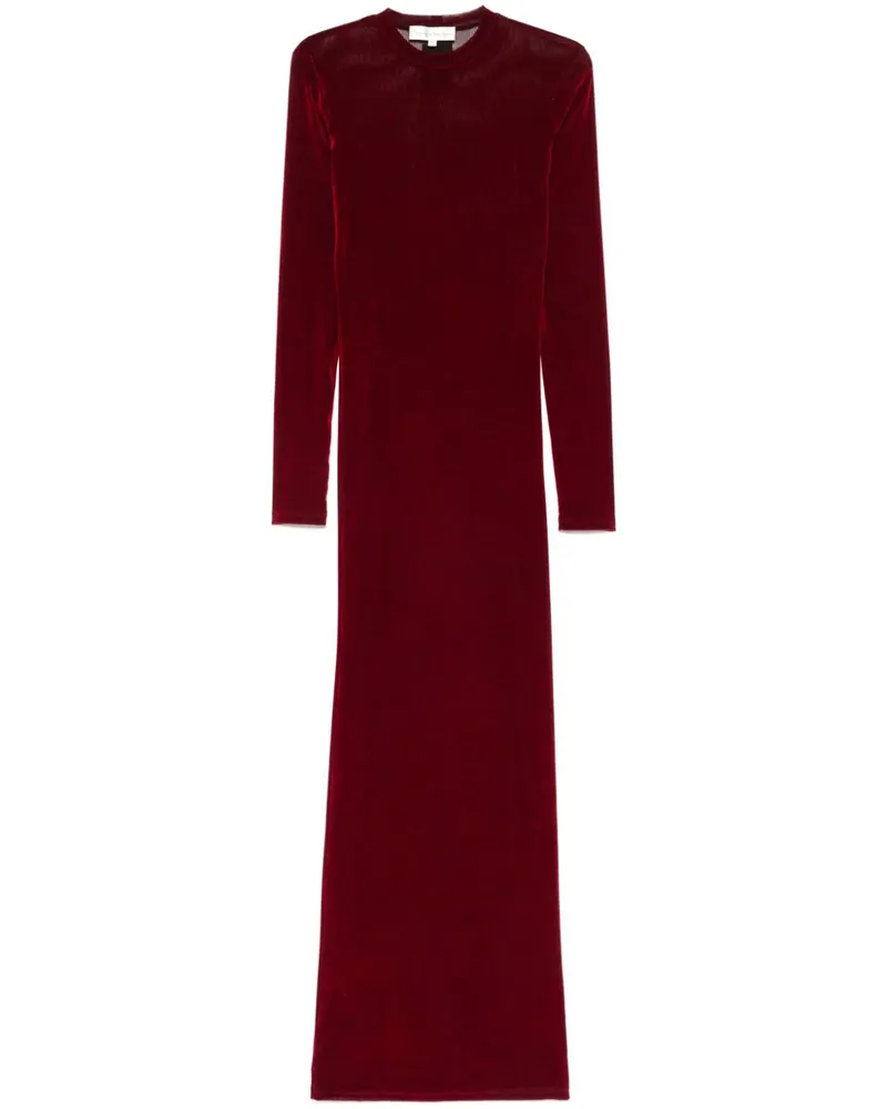 Ludovic de Saint Sernin Maxikleid aus Samt - Rot Rot