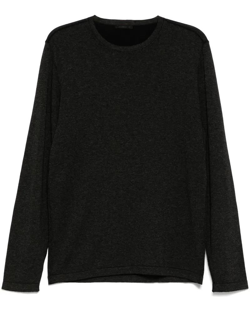TRANSIT T-Shirt mit rundem Ausschnitt - Grau Grau