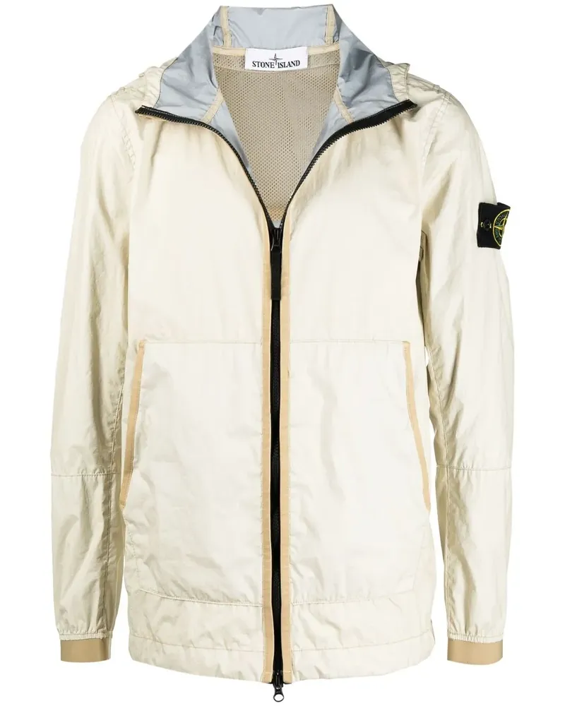 Stone Island Kapuzenjacke mit Reißverschluss - Nude Nude