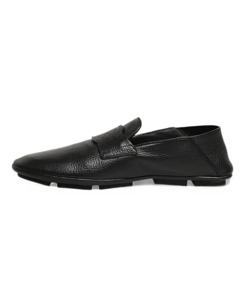 Dolce & Gabbana deerskin driver loafers - Schwarz Schwarz