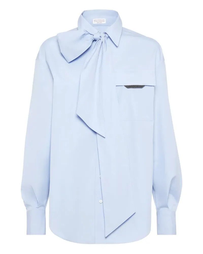Brunello Cucinelli Klassisches Hemd - Blau Blau