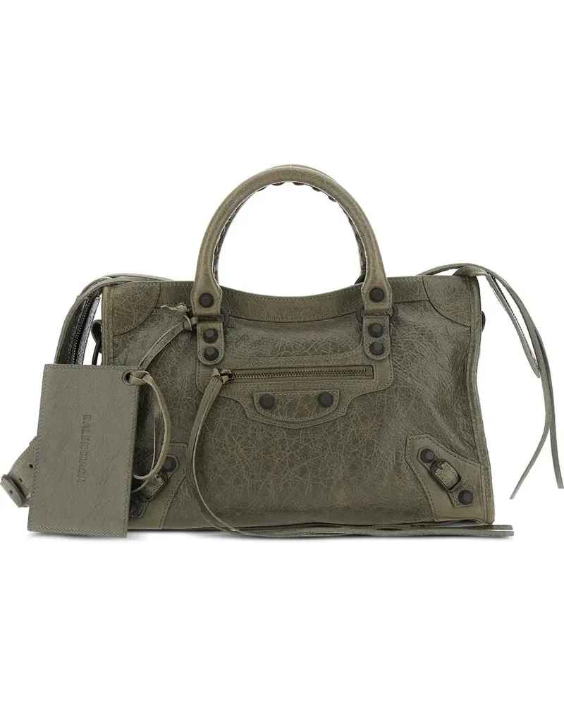 Balenciaga Kleine Le City Tote Bag - Grün Grün