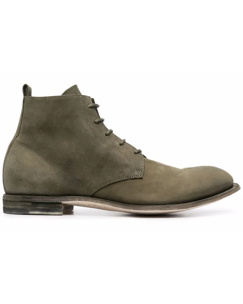 Officine Creative Italia Durga 002 Wildlederstiefel - Grün Grün