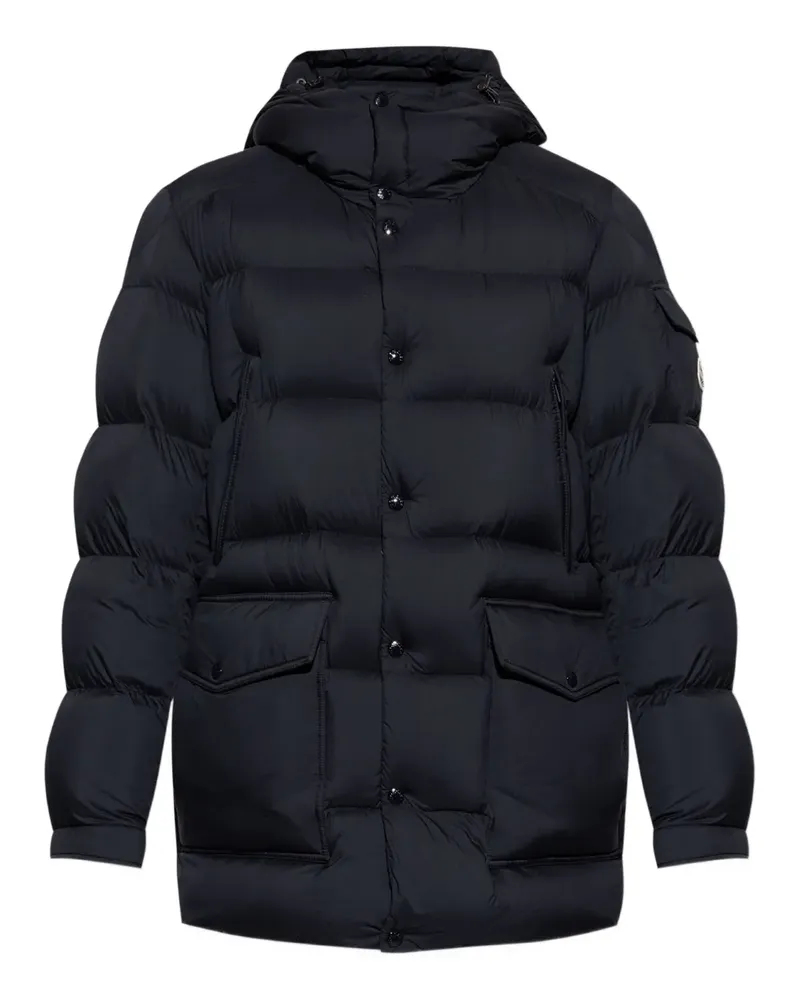 Moncler Bretagne hooded down jacket - Blau Blau
