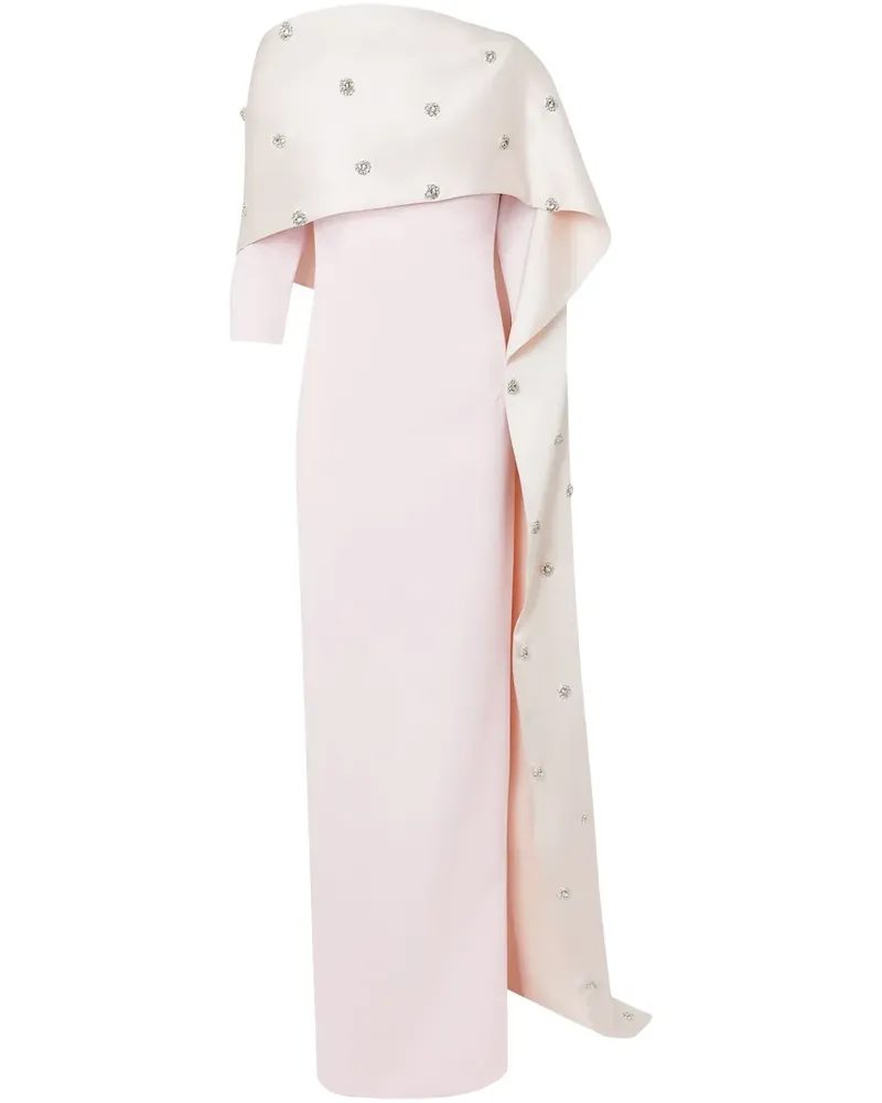 Safiyaa Kleid mit Cape-Detail - Rosa Rosa