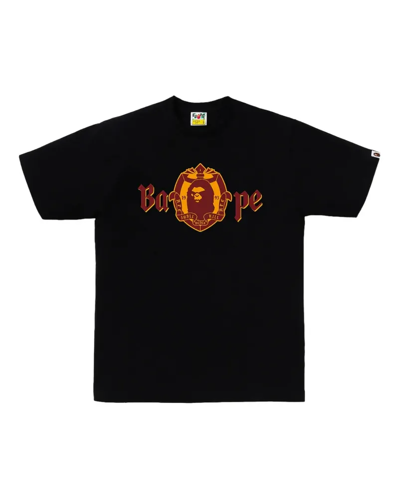 BAPE Old English T-Shirt - Schwarz Schwarz