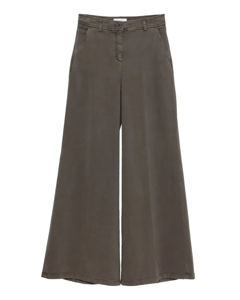 VIA MASINI 80 Hose mit weitem Bein - Grau Grau