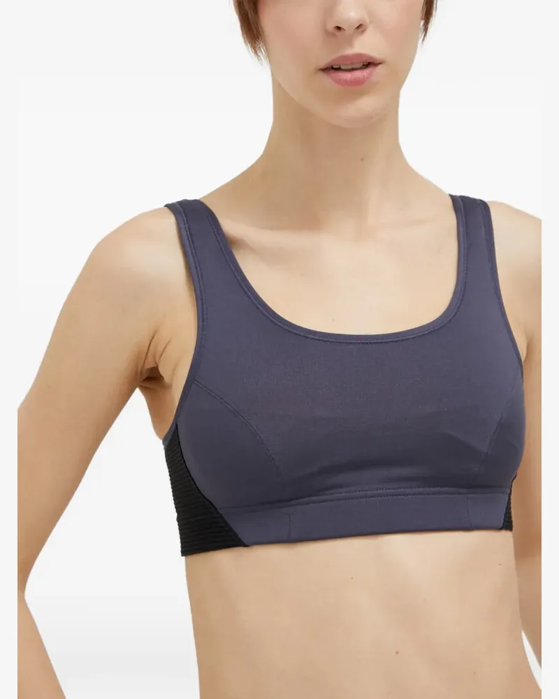 Casall Sport-BH mit Netzeinsatz - Grau Grau