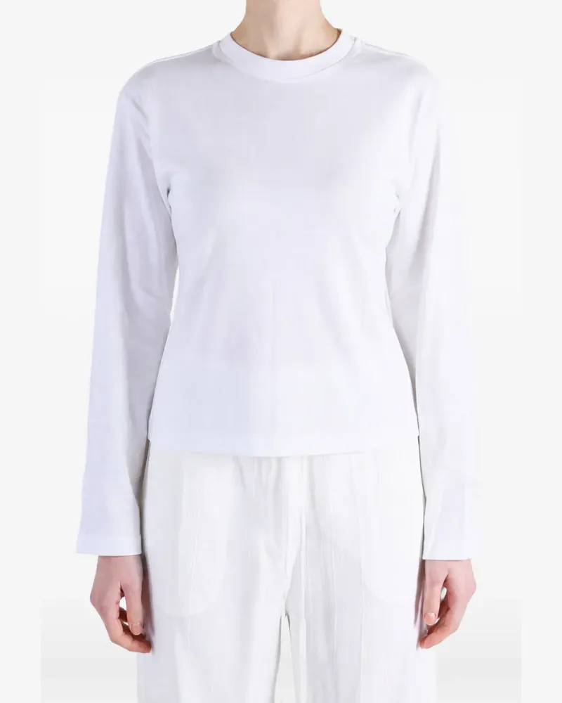 Puma Klassisches Langarmshirt - Weiß Weiß
