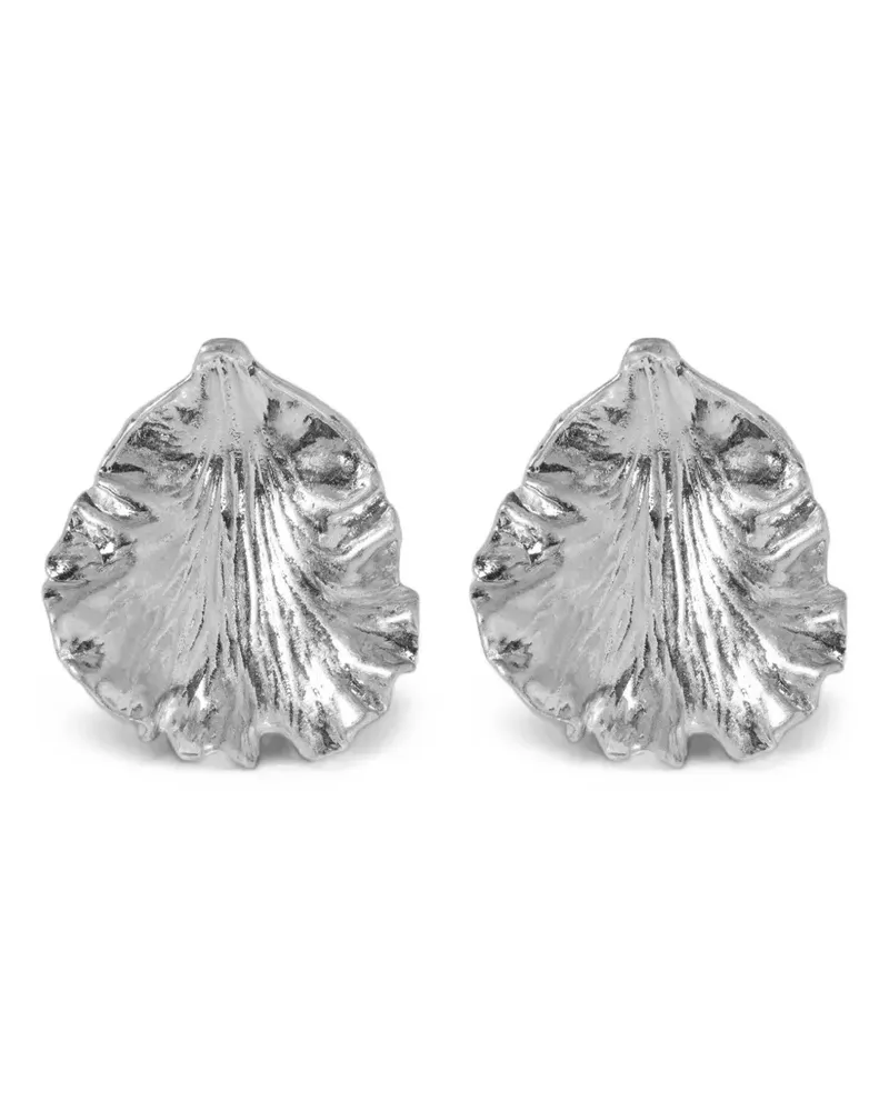 Cult Gaia Iris Leaf Ohrringe - Silber Silber