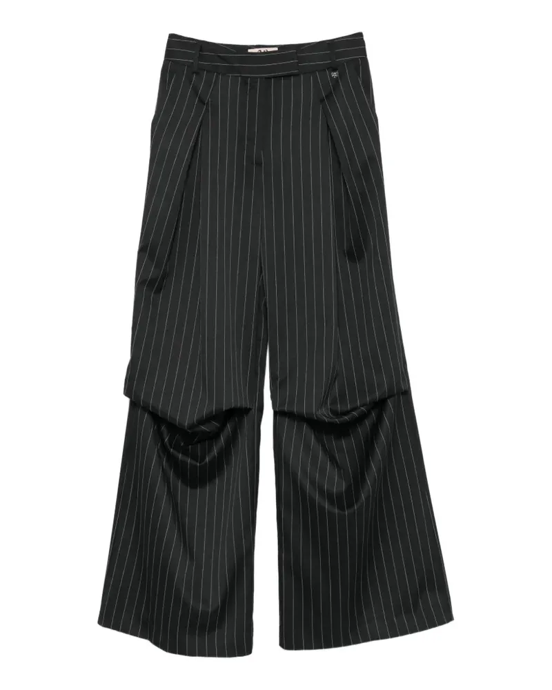 Aniye By Hose mit Nadelstreifen - Schwarz Schwarz