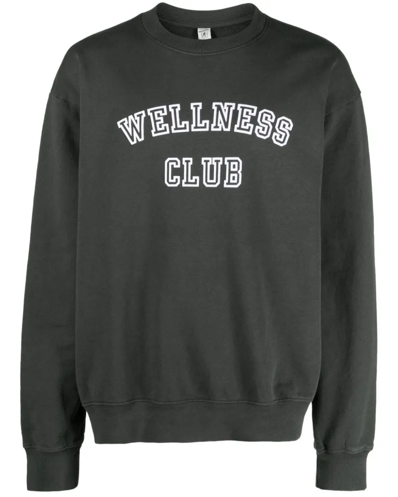 SPORTY & RICH Wellness Club Sweatshirt Grau