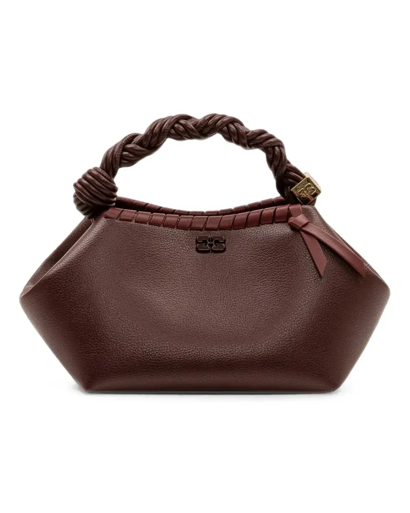 Ganni Kleine Bou Tresse Tote Bag - Braun Braun