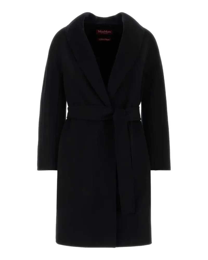 Max Mara Estremo Mantel mit Schalkragen - Schwarz Schwarz