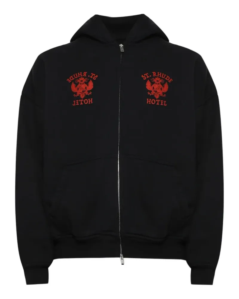 RHUDE St.  Kapuzenjacke - Schwarz Schwarz