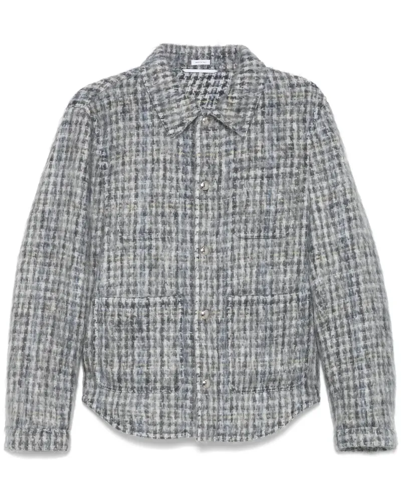 Thom Browne Karierte Gunclub Jacke - Schwarz Schwarz
