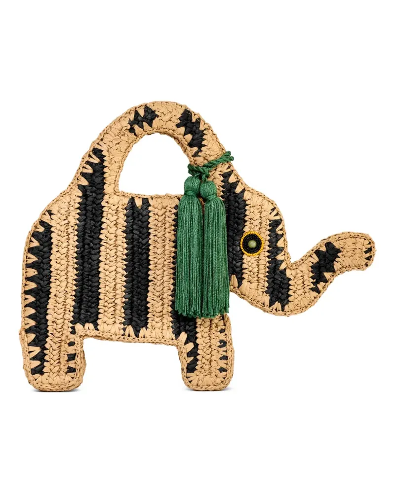 Simon Miller Mini Tasche in Elefantenform - Nude Nude