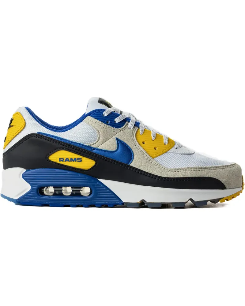 Nike Air Max 90 Sneakers mit Schnürung - Weiß Weiß