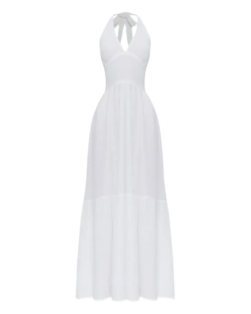 Melissa Odabash Shay halterneck maxidress - Weiß Weiß