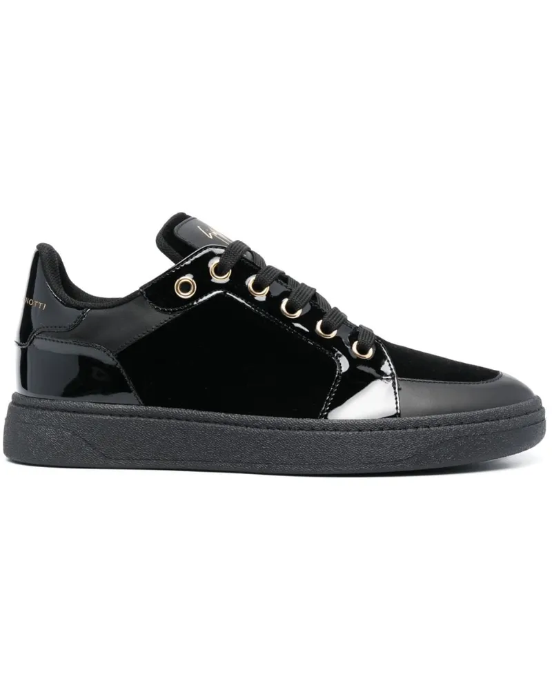 Giuseppe Zanotti Gz94 Sneakers aus Lackleder Schwarz