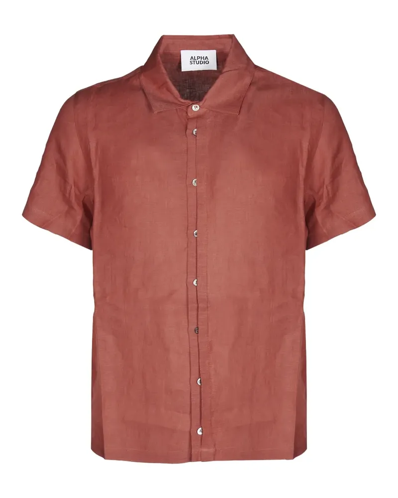 Alpha Studio short-sleeve shirt - Rot Rot