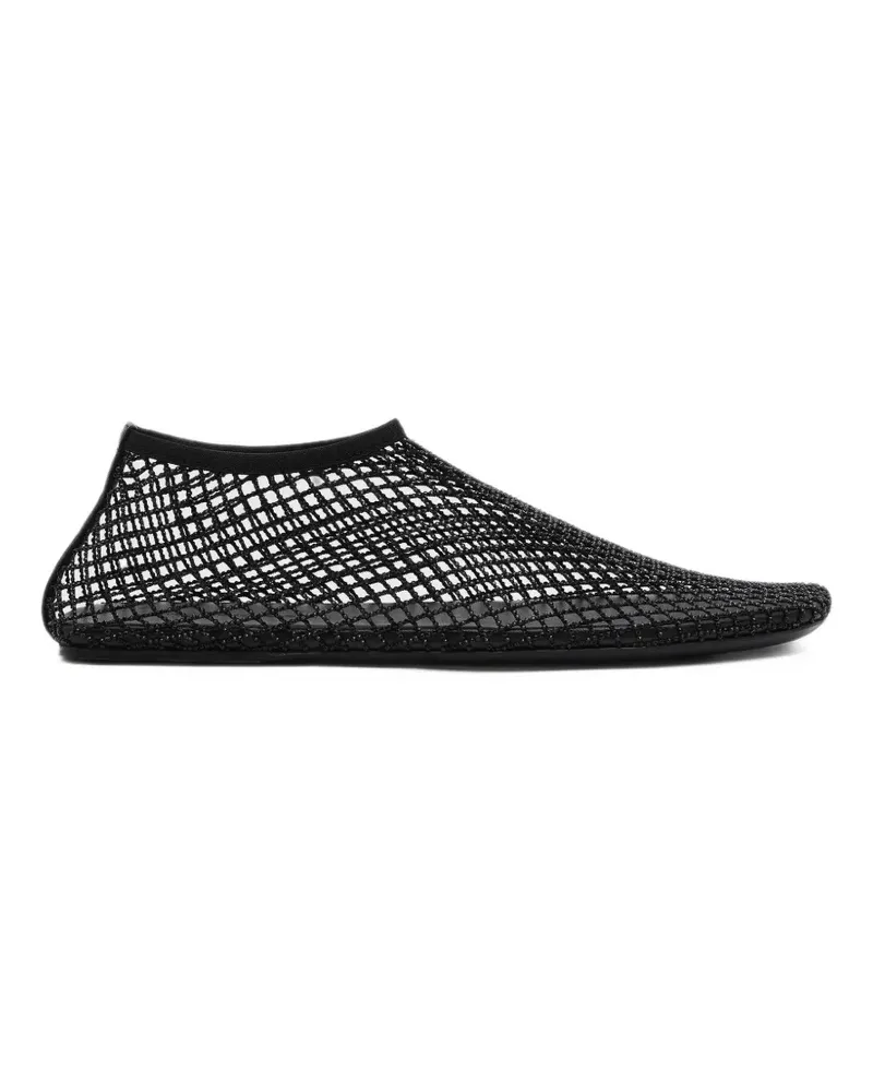 Christopher Esber Minette crystal-mesh ballet flats - Schwarz Schwarz