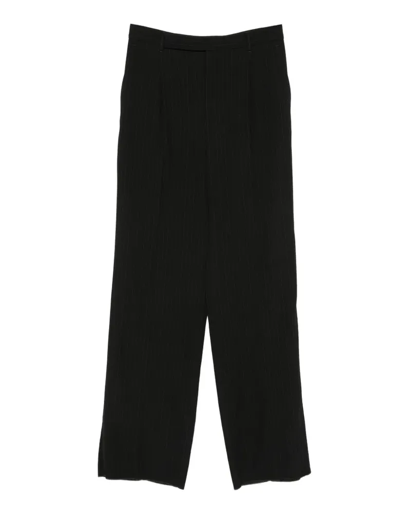 Saint Laurent Hose mit Gürtelschlaufen - Schwarz Schwarz