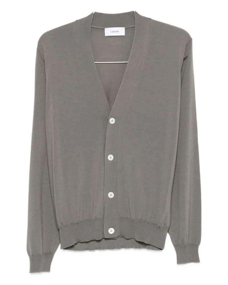 LARDINI virgin wool cardigan - Grau Grau