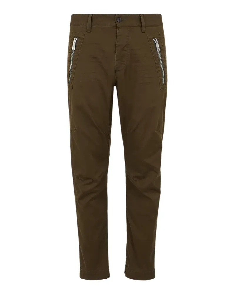 Dsquared2 Sexy Chino mit Reißverschluss - Grün Grün