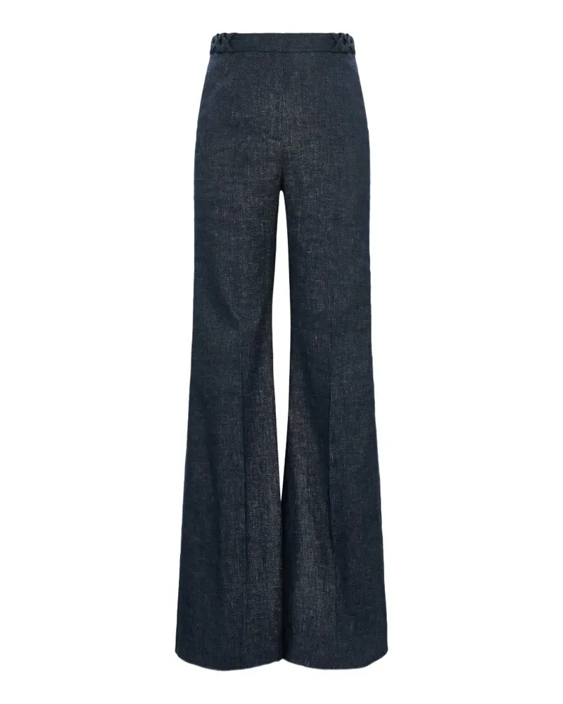 Dorothee Schumacher Wide-Leg-Jeans mit geflochtenem Bund - Blau Blau