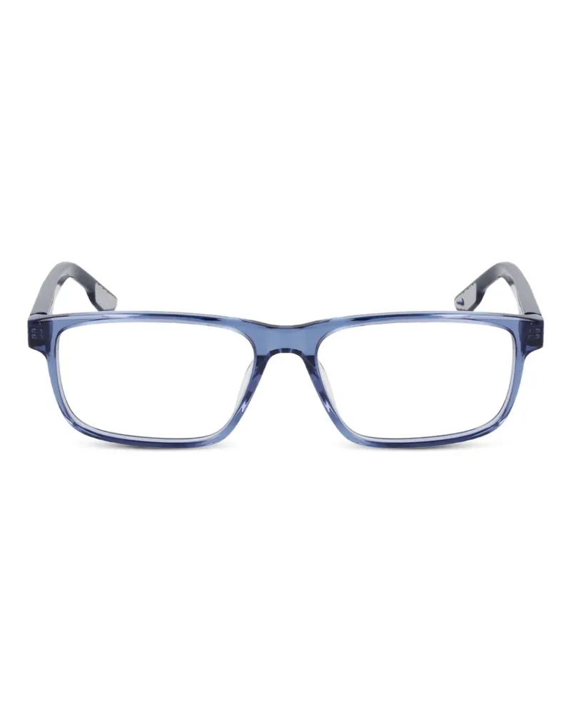 Nike Brille mit eckigem Gestell - Blau Blau