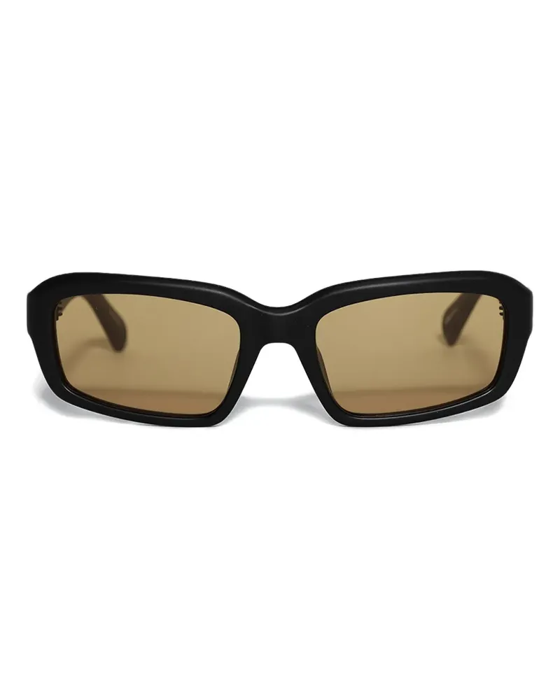 Linda Farrow x Jacquemus rectangle-frame sunglasses - Schwarz Schwarz
