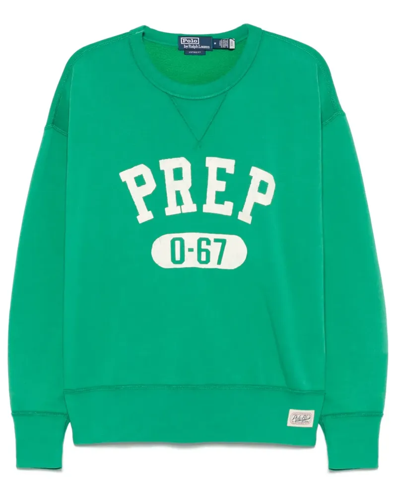 Ralph Lauren Sweatshirt mit Text-Print - Grün Grün