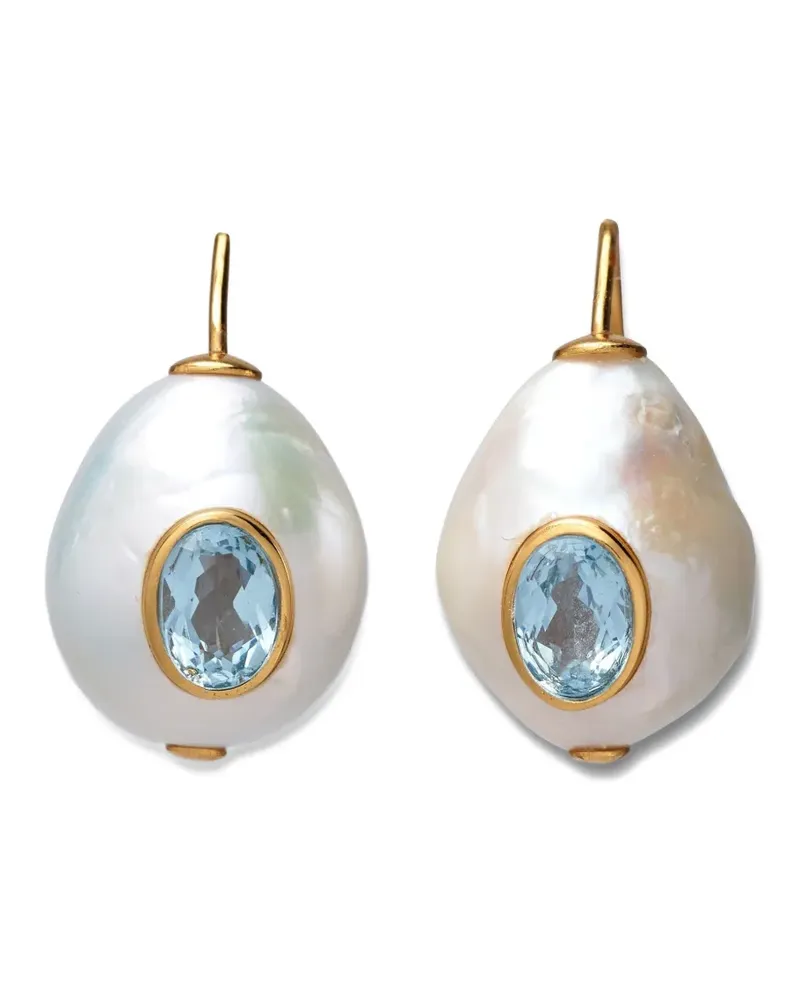 Lizzie Fortunato Pablo Hängeohrringe mit Perlen - Gold Gold