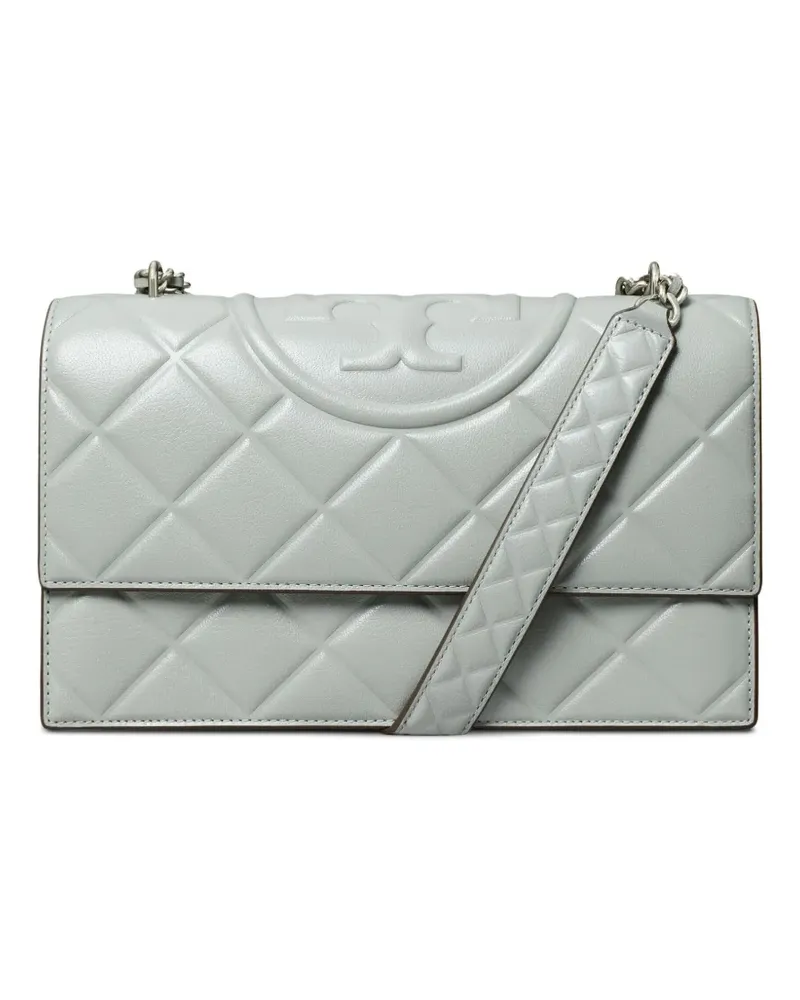 Tory Burch Wandelbare Fleming Schultertasche - Grau Grau