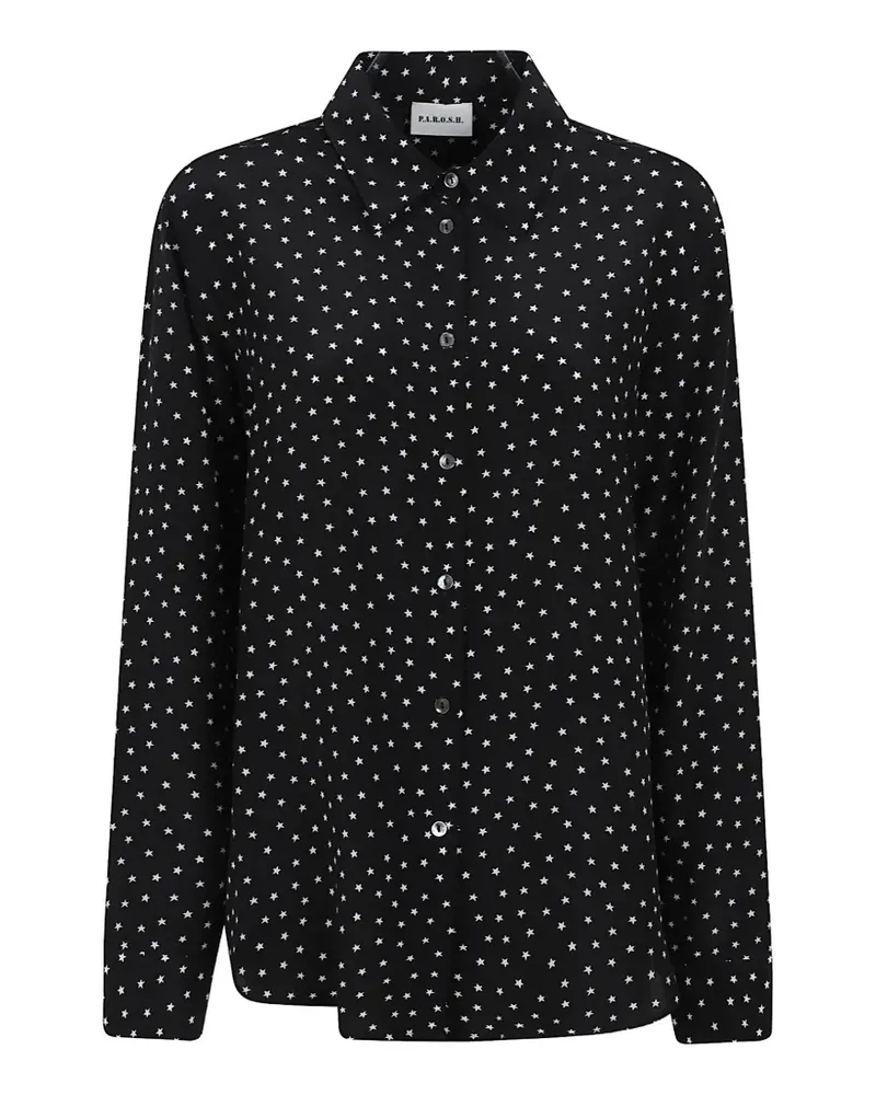 P.A.R.O.S.H. P.A.R.O H. star-print shirt - Schwarz Schwarz