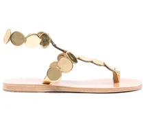 Flache Asteras Sandalen - Gold