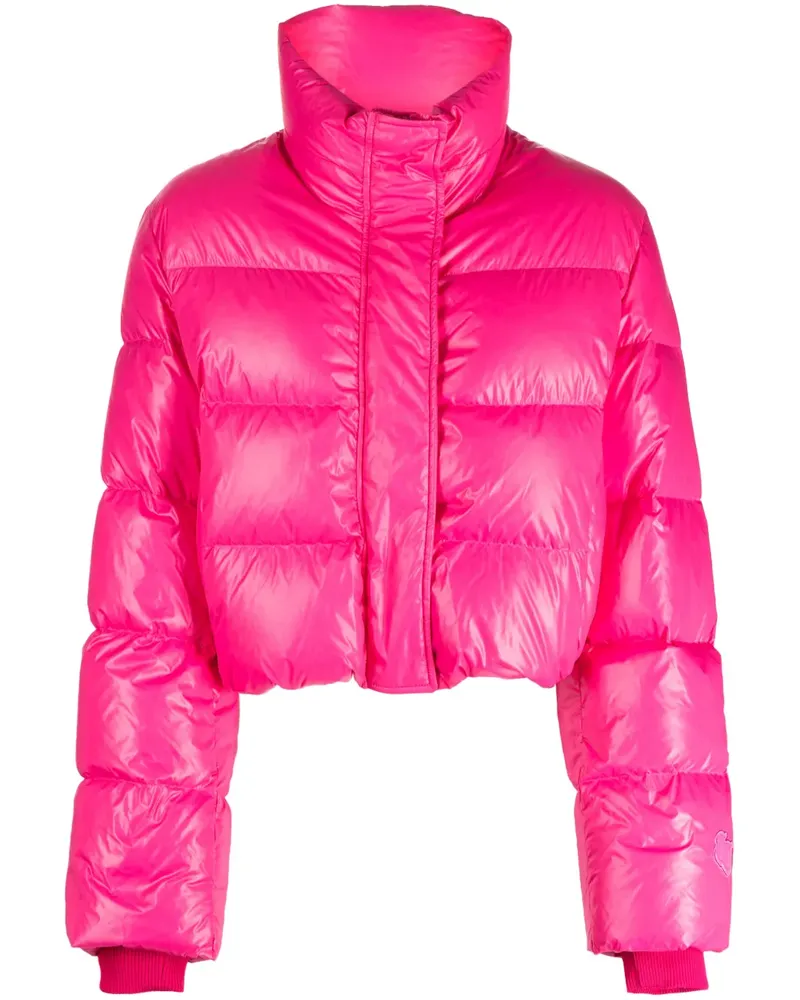 JUUN.J Gesteppte Cropped-Jacke - Rosa Rosa