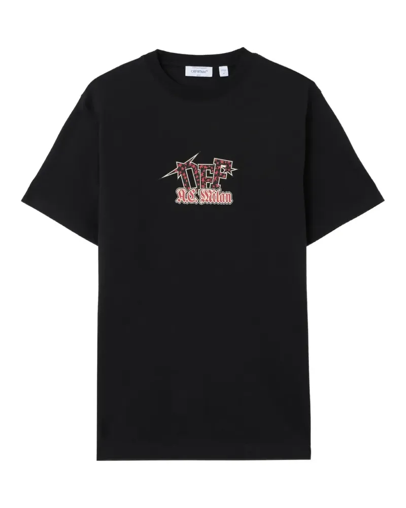OFF-WHITE x AC Milan Arrow-print T-shirt - Schwarz Schwarz