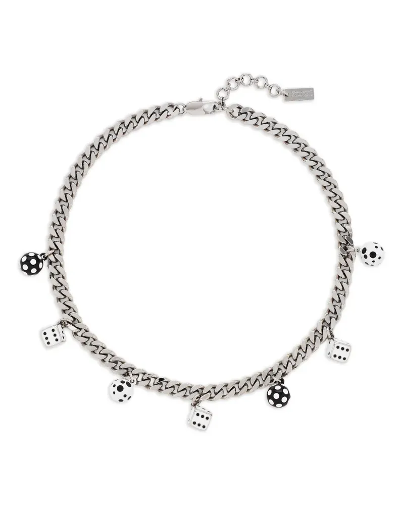 Marc Jacobs x Derrick Adams The Dice Halskette mit Anhänger - Silber Silber