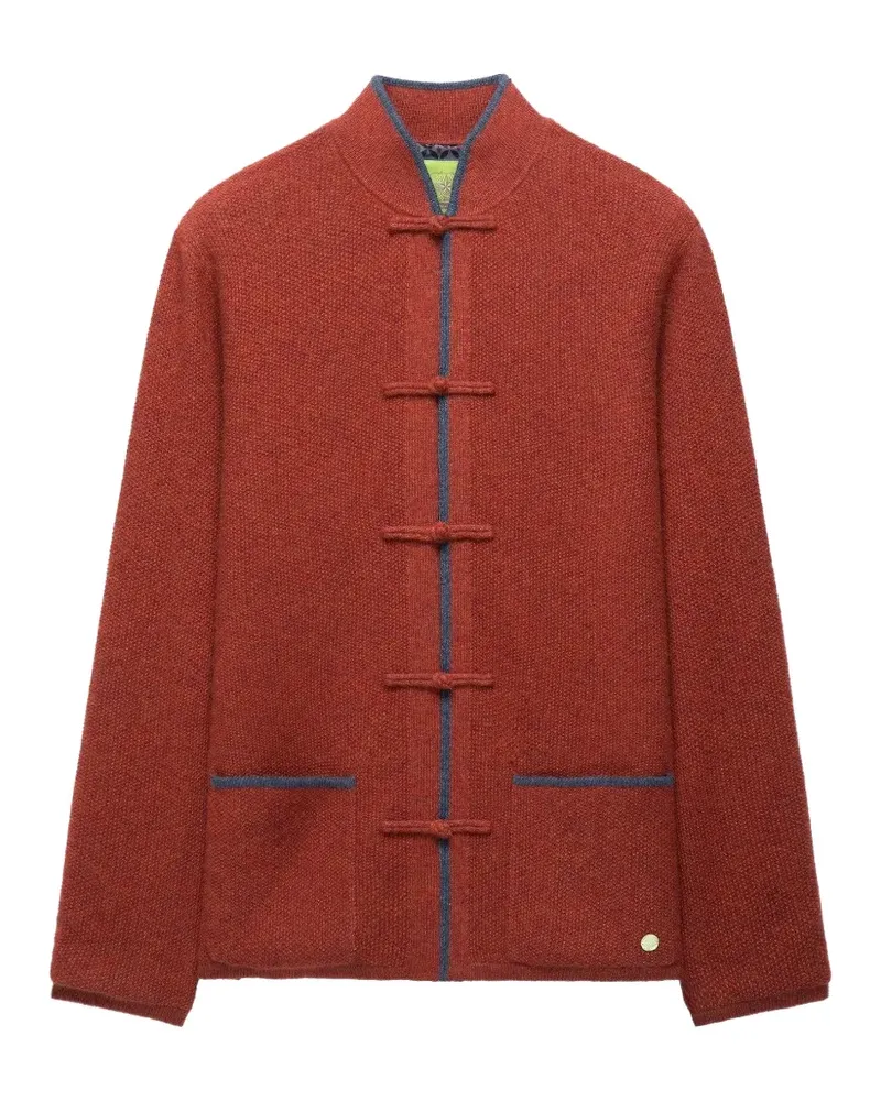 Shanghai Tang piped tang cardigan - Rot Rot