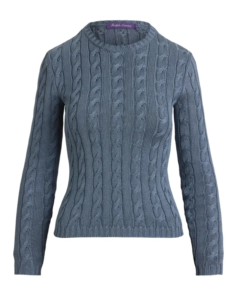 Ralph Lauren Pullover mit Zopfmuster - Blau Blau