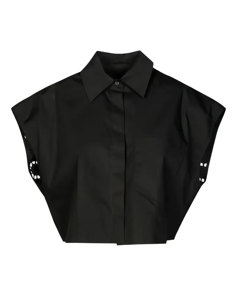 Dondup Hemd mit Cut-Out - Schwarz Schwarz