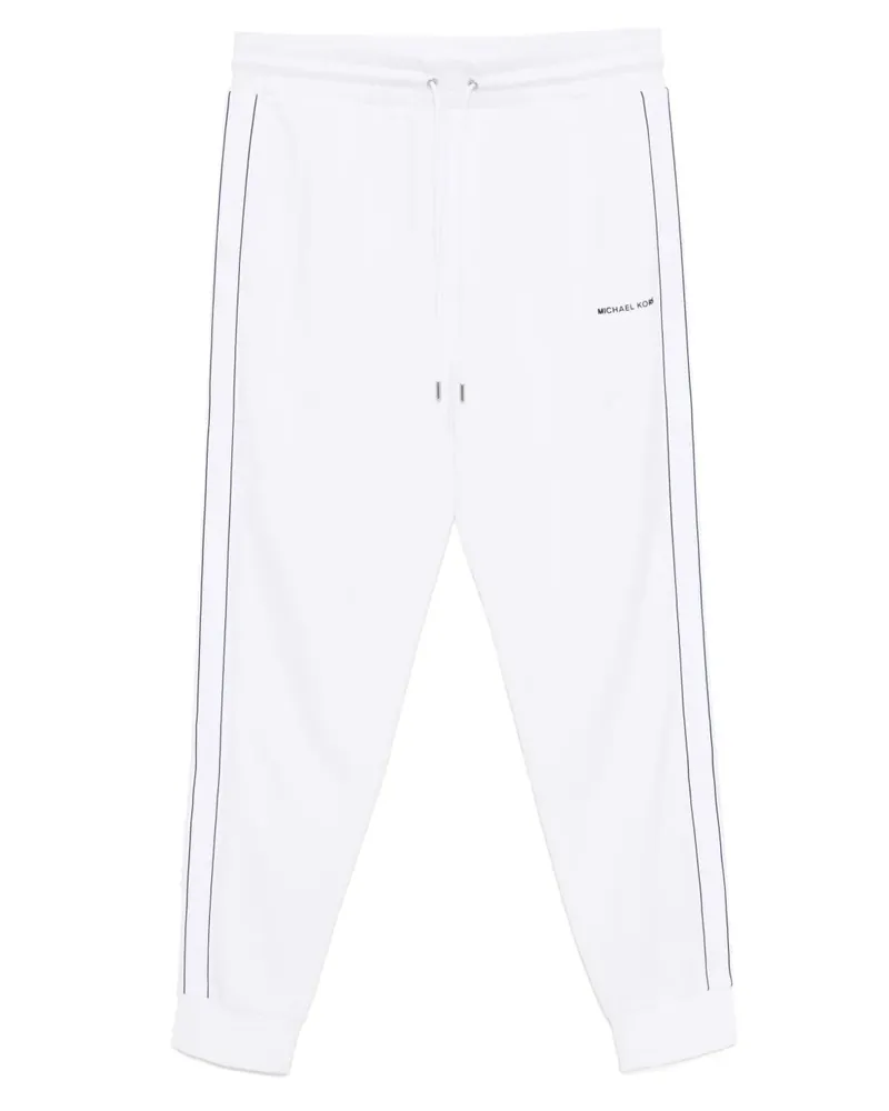 Michael Kors Hose mit Logo-Streifen - Weiß Weiß