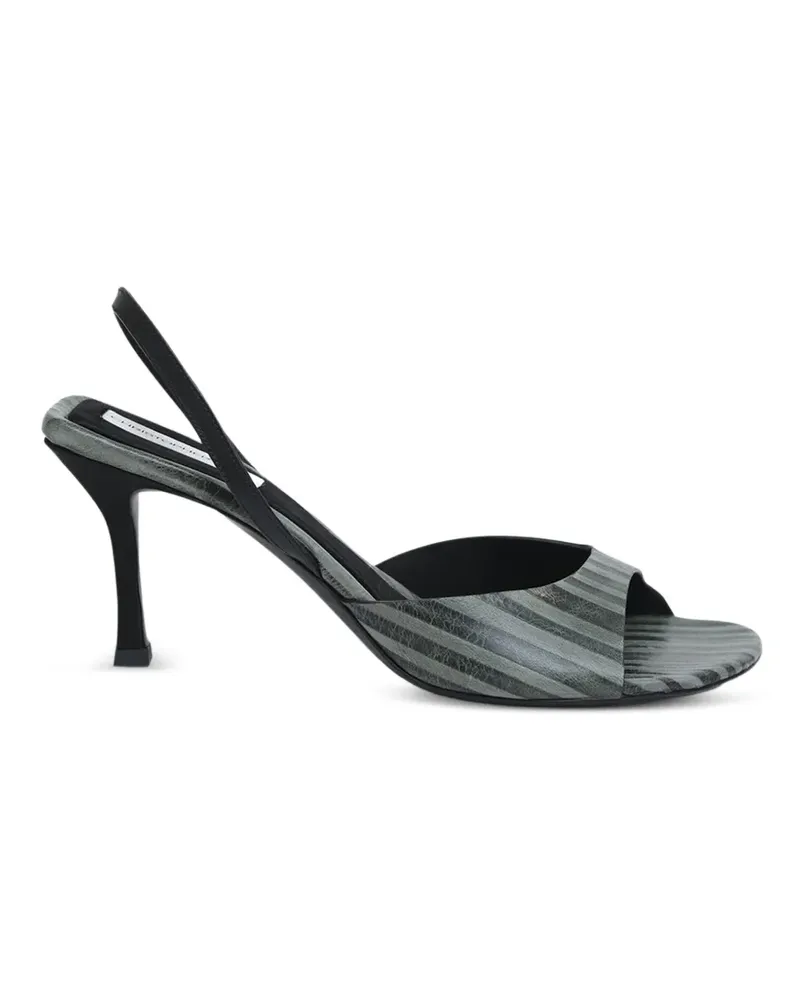 Christopher Esber Lila Slingback-Pumps mit Streifen - Grau Grau