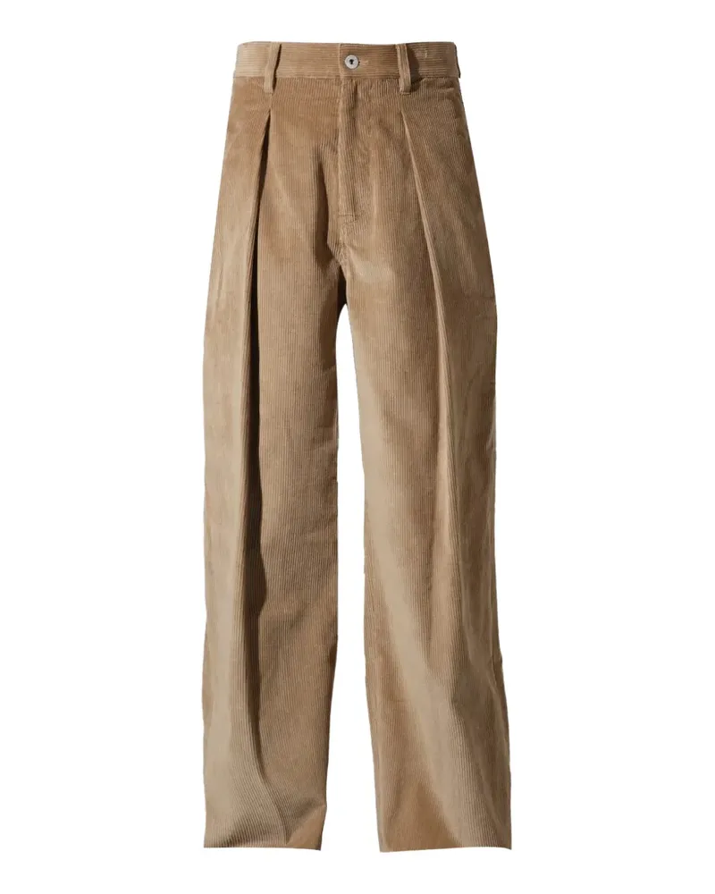 J.W.Anderson Hose aus Cord mit Falten - Braun Braun