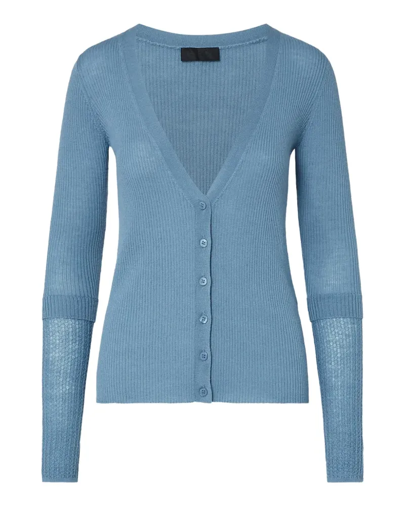 Liu Jo pure wool cardigan - Blau Blau