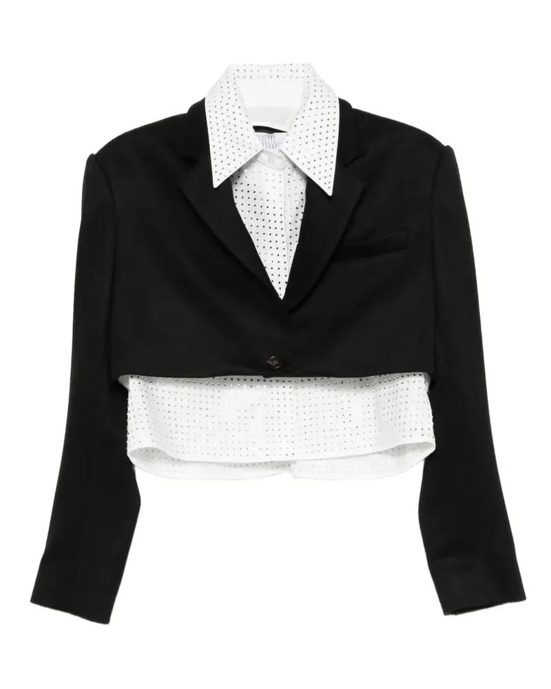 Giuseppe di Morabito Cropped-Jacke mit Knöpfen - Schwarz Schwarz