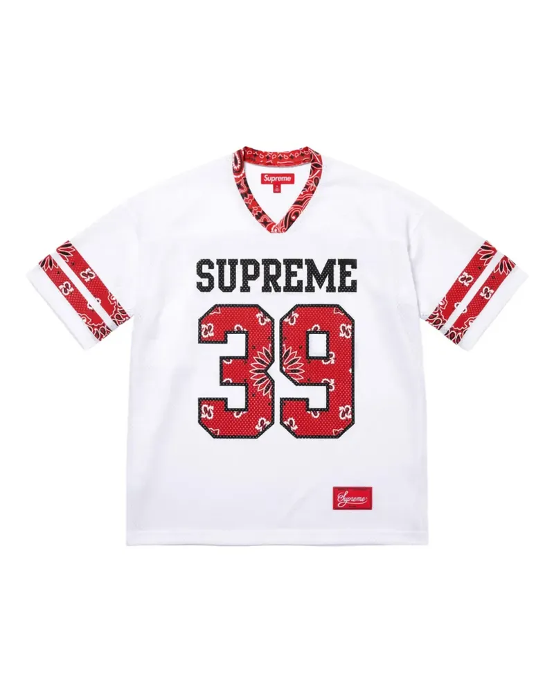 Supreme Being Bandana Football T-Shirt - Weiß Weiß